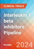 Interleukin 1 beta inhibitors - Pipeline Insight, 2024- Product Image