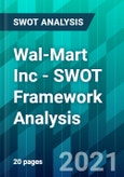 Wal-Mart Inc - SWOT Framework Analysis- Product Image
