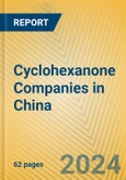 Cyclohexanone Companies in China- Product Image