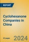 Cyclohexanone Companies in China - Product Image