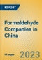 Formaldehyde Companies in China - Product Image