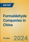 Formaldehyde Companies in China - Product Image