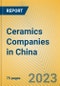 Ceramics Companies in China - Product Image