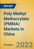 Poly Methyl Methacrylate (PMMA) Markets in China- Product Image