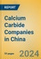 Calcium Carbide Companies in China - Product Image