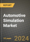 2023 Automotive Simulation Market - Revenue, Trends, Growth Opportunities, Competition, COVID Strategies, Regional Analysis and Future outlook to 2030 (by products, applications, end cases)- Product Image