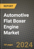 2023 Automotive Flat Boxer Engine Market - Revenue, Trends, Growth Opportunities, Competition, COVID Strategies, Regional Analysis and Future outlook to 2030 (by products, applications, end cases)- Product Image