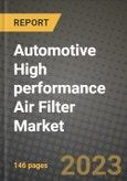 2023 Automotive High performance Air Filter Market - Revenue, Trends, Growth Opportunities, Competition, COVID Strategies, Regional Analysis and Future outlook to 2030 (by products, applications, end cases)- Product Image