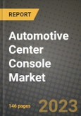 2023 Automotive Center Console Market - Revenue, Trends, Growth Opportunities, Competition, COVID Strategies, Regional Analysis and Future outlook to 2030 (by products, applications, end cases)- Product Image