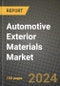 2023 Automotive Exterior Materials Market - Revenue, Trends, Growth Opportunities, Competition, COVID Strategies, Regional Analysis and Future outlook to 2030 (by products, applications, end cases) - Product Image