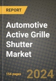 Automotive Active Grille Shutter Market Report: Industry Size, Market Shares Data, Latest Trends, Insights, Growth Potential, CAGR Forecasts to 2034- Product Image