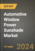 2023 Automotive Window Power Sunshade Market - Revenue, Trends, Growth Opportunities, Competition, COVID Strategies, Regional Analysis and Future outlook to 2030 (by products, applications, end cases)- Product Image