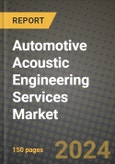 2023 Automotive Acoustic Engineering Services Market - Revenue, Trends, Growth Opportunities, Competition, COVID Strategies, Regional Analysis and Future outlook to 2030 (by products, applications, end cases)- Product Image