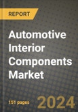 2023 Automotive Interior Components Market - Revenue, Trends, Growth Opportunities, Competition, COVID Strategies, Regional Analysis and Future outlook to 2030 (by products, applications, end cases)- Product Image