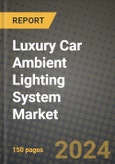 2023 Luxury Car Ambient Lighting System Market - Revenue, Trends, Growth Opportunities, Competition, COVID Strategies, Regional Analysis and Future outlook to 2030 (by products, applications, end cases)- Product Image