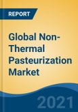 Global Non-Thermal Pasteurization Market By Technique (HPP, PEF, MVH, Irradiation, Ultrasonic, Cold Plasma, Others), By Form (Solid v/s Liquid), By Application (Food, Beverages, Pharmaceutical, Cosmetics, Others), By Company, By Region, Forecast & Opportunities, 2027- Product Image