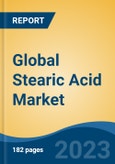 Global Stearic Acid Market, By Type (Vegetable Based vs Animal Based), By End Use (Soaps & Detergents, Rubber Processing, Textiles, Personal Care, Lubricants & Others), By Distribution Channel (Distributors vs Direct), Competition, Forecast & Opportunities, 2024- Product Image
