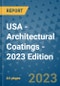 USA - Architectural Coatings - 2023 Edition - Product Image