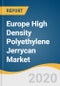 Europe High Density Polyethylene Jerrycan Market Size, Share & Trends Analysis Report by Capacity (10-25 L, Below 10 L), by End-use (Food & Beverages, Chemicals & Agrochemicals), and Segment Forecasts, 2020 - 2027 - Product Thumbnail Image