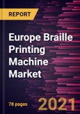 Europe Braille Printing Machine Market Forecast to 2028 - COVID-19 Impact and Regional Analysis By Connectivity (Wired and Wireless) and Product Type (Embossers, Embossers + Monochrome Ink, and Embossers + Color Ink)- Product Image