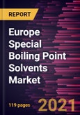 Europe Special Boiling Point Solvents Market Forecast to 2027 - COVID-19 Impact and Regional Analysis By Solvent Base (Petroleum Ether, Rubber Solvent, and Others), Application (Paints and Coatings, Rubbers and Tires, Inks, Adhesives, Resins, Cleaning Agents, and Others)- Product Image