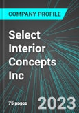 Select Interior Concepts Inc (SIC:NAS): Analytics, Extensive Financial Metrics, and Benchmarks Against Averages and Top Companies Within its Industry- Product Image