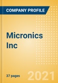 Micronics Inc - Product Pipeline Analysis, 2021 Update- Product Image