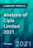 Analysis of Cipla Limited 2021- Product Image