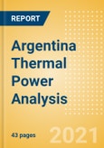 Argentina Thermal Power Analysis - Market Outlook to 2030, Update 2021- Product Image