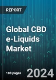Global CBD e-Liquids Market by Product (CBD Isolate Vape Oil, Full-Spectrum CBD Vape Oil), Form (Concentrated Oil, Cream, Food Additive), Source, Distribution Channel, Application - Forecast 2024-2030- Product Image