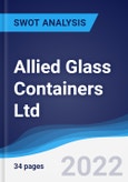 Allied Glass Containers Ltd - Strategy, SWOT and Corporate Finance Report- Product Image