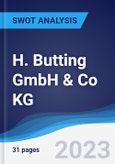 H. Butting GmbH & Co KG - Strategy, SWOT and Corporate Finance Report- Product Image