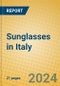 Sunglasses in Italy - Product Image