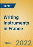 Writing Instruments in France- Product Image