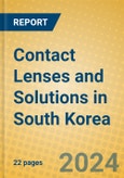 Contact Lenses and Solutions in South Korea- Product Image