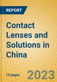 Contact Lenses and Solutions in China- Product Image