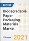 2021 Biodegradable Paper Packaging Materials Market Outlook and Opportunities in the Post Covid Recovery - What's Next for Companies, Demand, Biodegradable Paper Packaging Materials Market Size, Strategies, and Countries to 2028 - Product Image