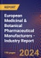 European Medicinal & Botanical Pharmaceutical Manufacturers - Industry Report - Product Image