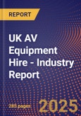 UK AV Equipment Hire - Industry Report- Product Image