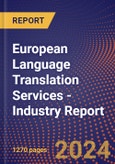 European Language Translation Services - Industry Report- Product Image