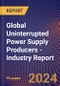 Global Uninterrupted Power Supply Producers - Industry Report - Product Image