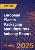 European Plastic Packaging Manufacturers - Industry Report- Product Image