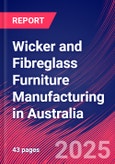 Wicker and Fibreglass Furniture Manufacturing in Australia - Market Research Report 2015-2030- Product Image