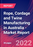 Rope, Cordage and Twine Manufacturing in Australia - Industry Market Research Report- Product Image