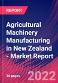 Agricultural Machinery Manufacturing in New Zealand - Industry Market Research Report- Product Image