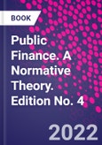 Public Finance. A Normative Theory. Edition No. 4- Product Image