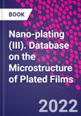Nano-plating (III). Database on the Microstructure of Plated Films- Product Image
