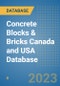 Concrete Blocks & Bricks Canada and USA Database - Product Image