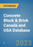 Concrete Block & Brick Canada and USA Database- Product Image
