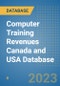 Computer Training Revenues Canada and USA Database - Product Image